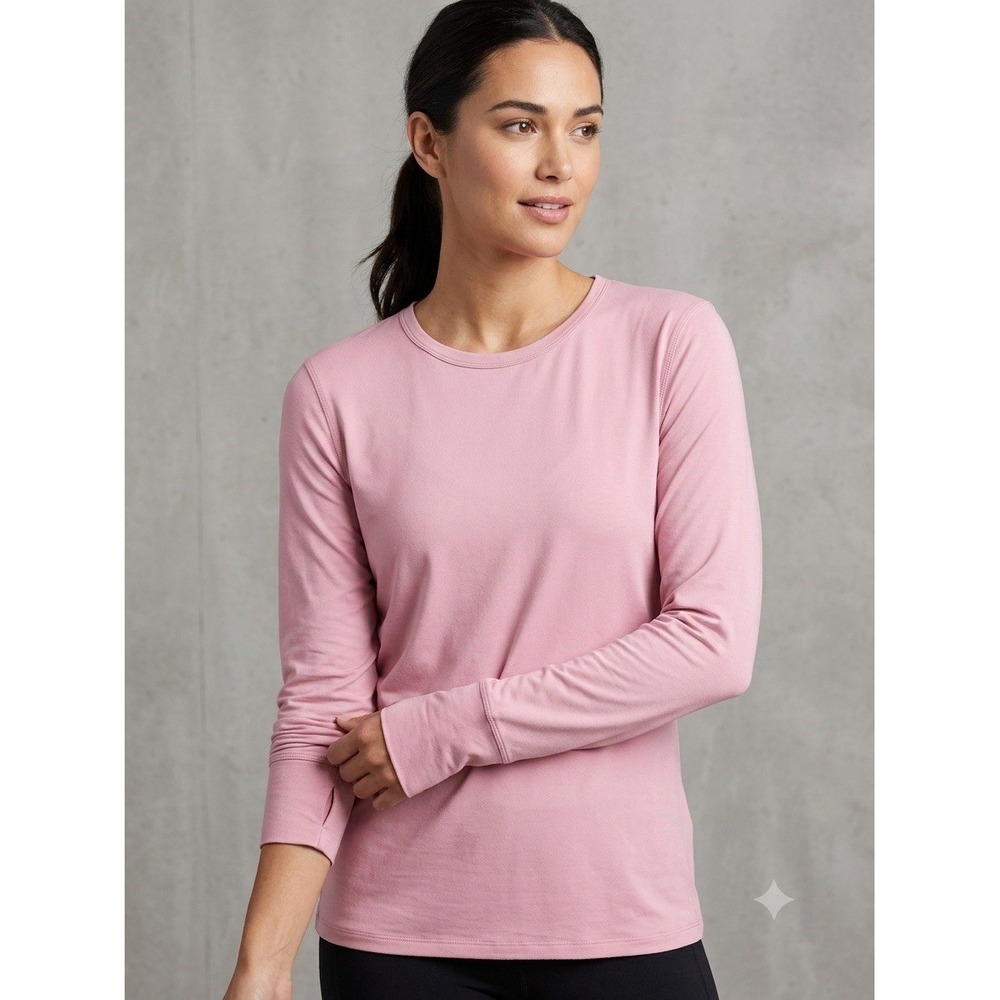 cuddl duds womens xxl heavy weight purple long sleeve baselayer w thumb holes